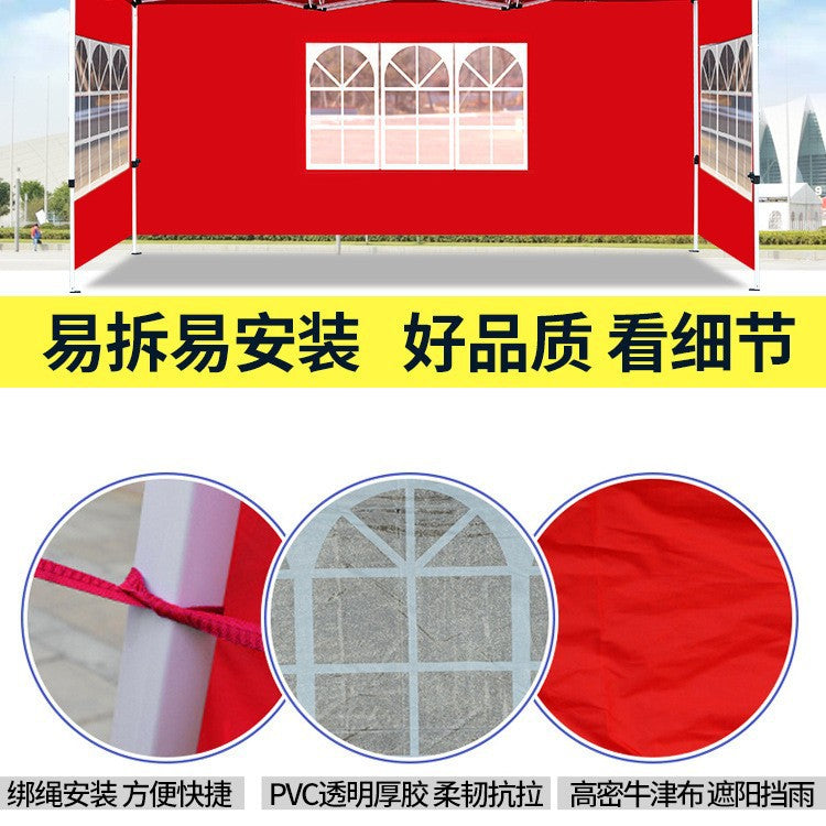Four-Corner Rainproof Automatic Tent Large Umbrella Four-Legged Canopy Outdoor Stall Use Sunshade Rain Cover Wholesale