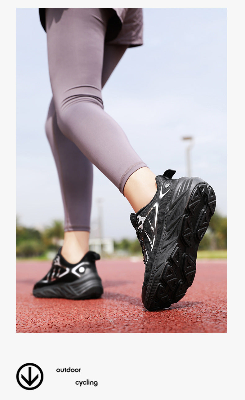 New Foreign Trade Running Shoes for Men and Women, Couple Style, Large Size, Versatile Marathon Outdoor Casual Cycling Jogging Sports Shoes