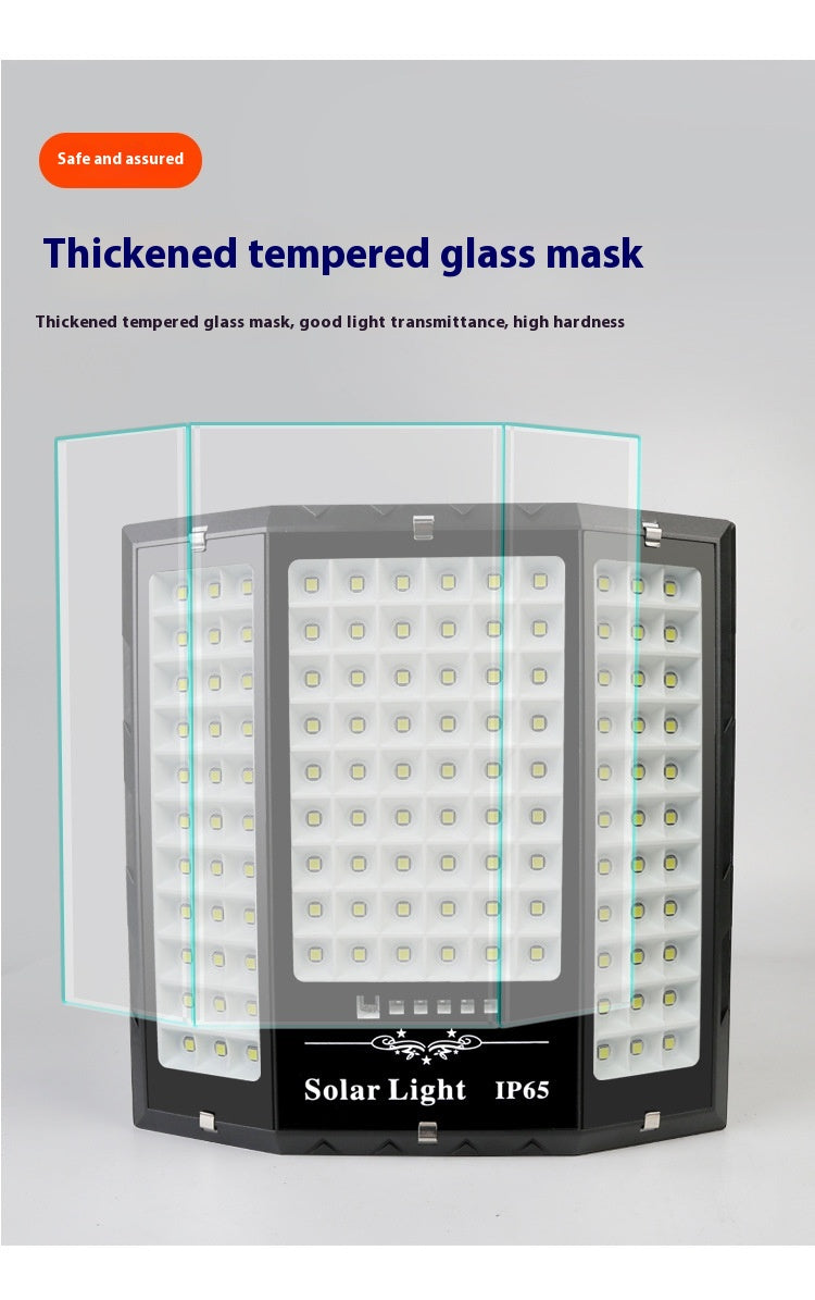 Wholesale Cross-Border New Super Bright LED Solar Flood Lights Outdoor Waterproof Garden and Street Lighting with IP65 Rating