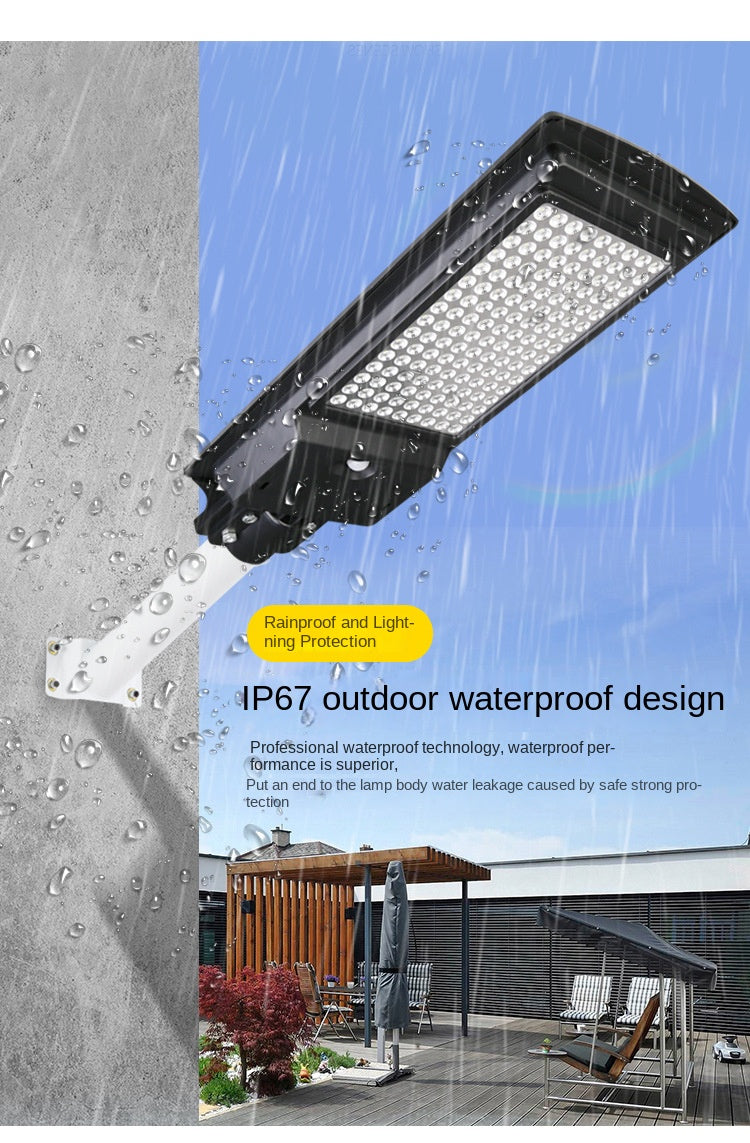 Wholesale Integrated LED Solar Street Light Human Induction New Rural Household Outdoor Garden Lamp ABS Body IP65 for Road