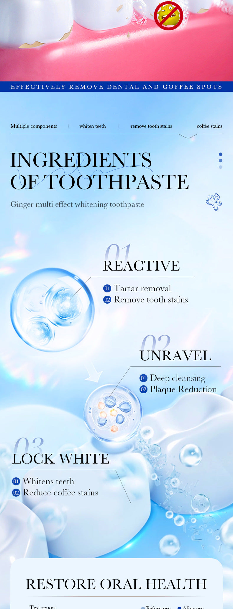 Full English Mint Toothpaste100gSADOER Propolis Sea Salt Ginger Cleans Tartar Strengthens Teeth  Wholesale