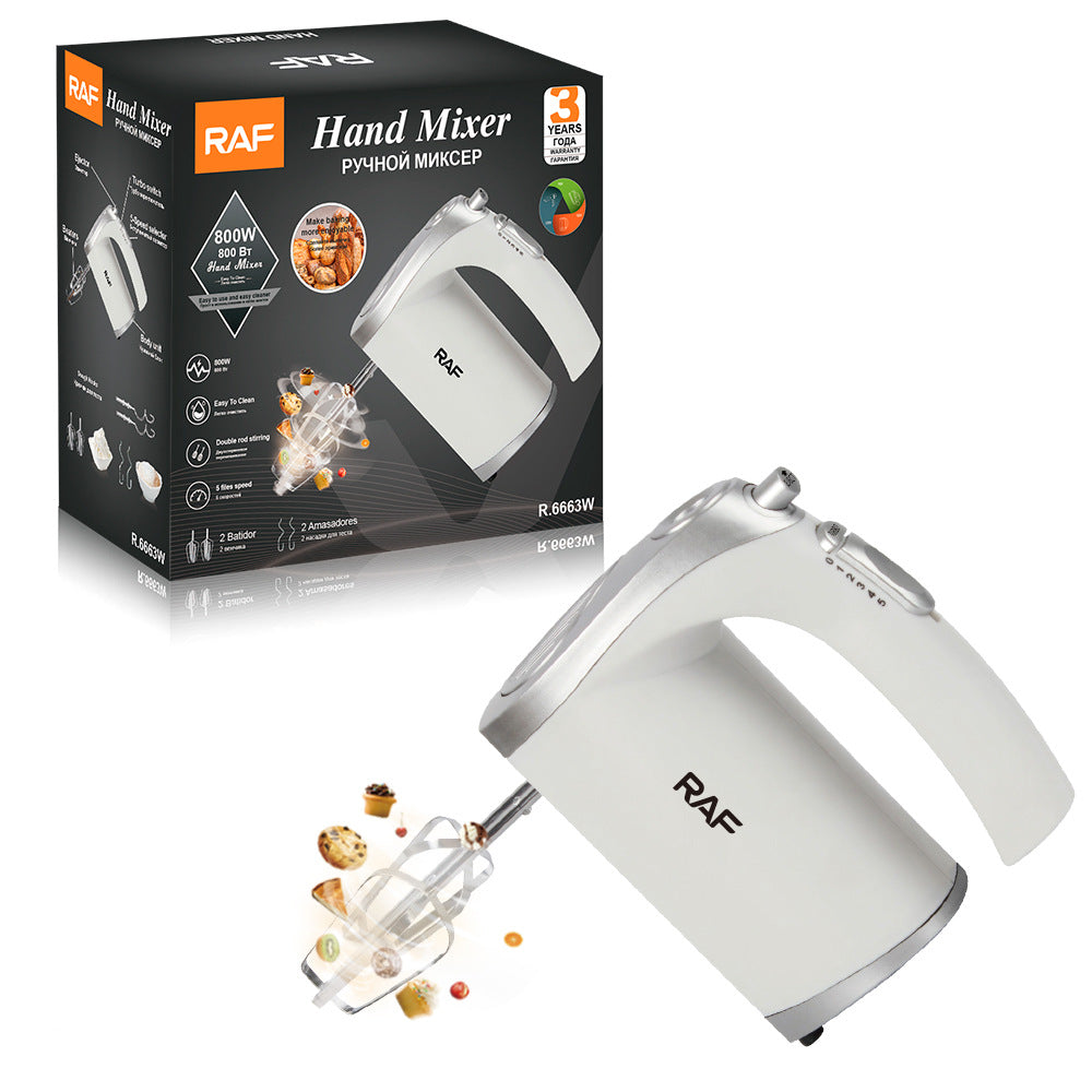 RAF EU Standard Baking Small Cake Mixer Automatic Egg Beater Cream Egg Beater Electric R.6663