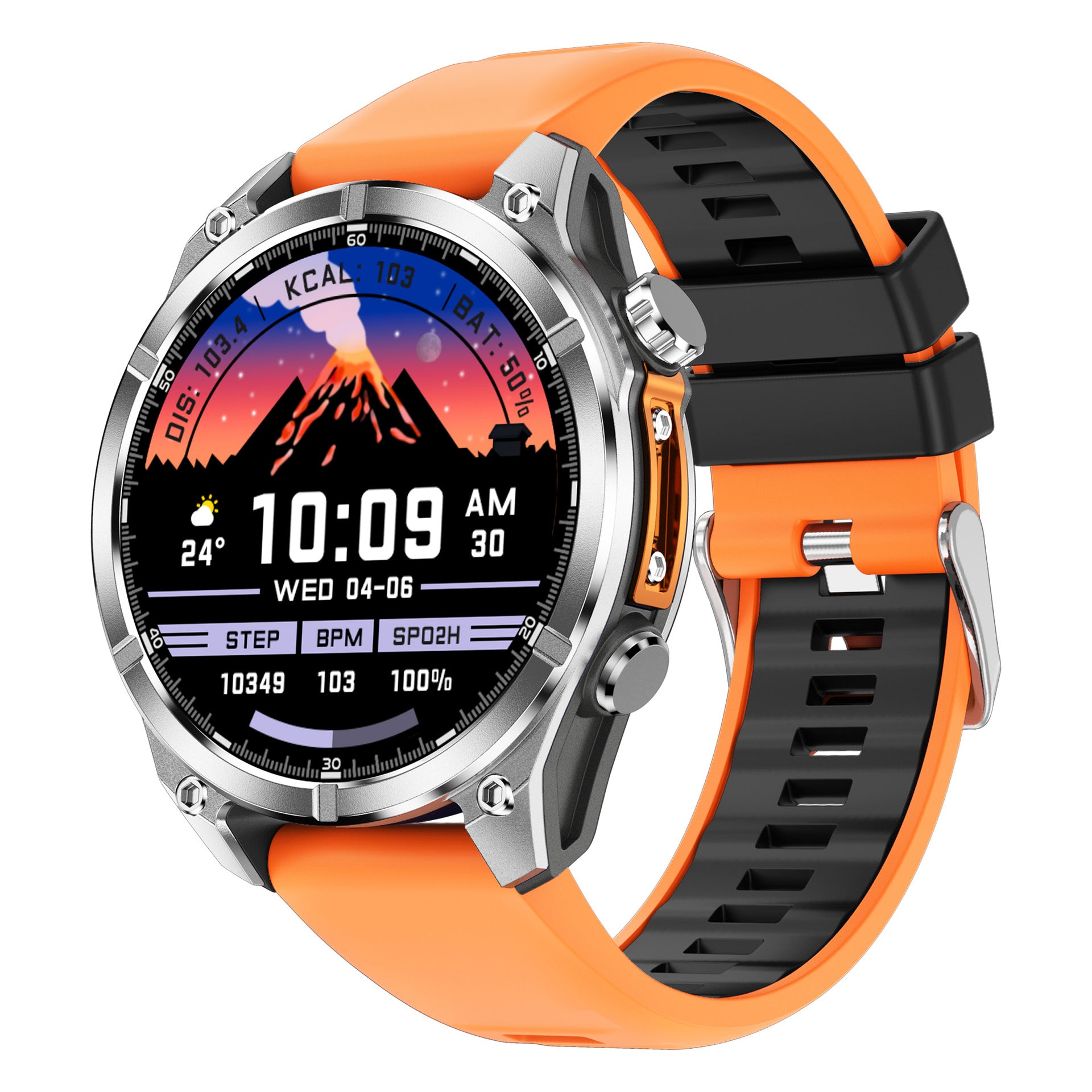 HD300Smart Watch Bluetooth Call Heart Rate Monitor Pedometer Sleep Altitude Barometric Pressure Depth Waterproof Sports Three-Proof