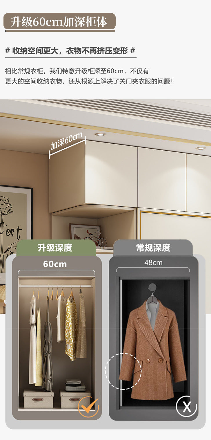 One Door to the Top3Ultra-high sliding door wardrobe2.9/2.8/2.7/5.6/2.5Master Bedroom Storage Wardrobe Cabinet