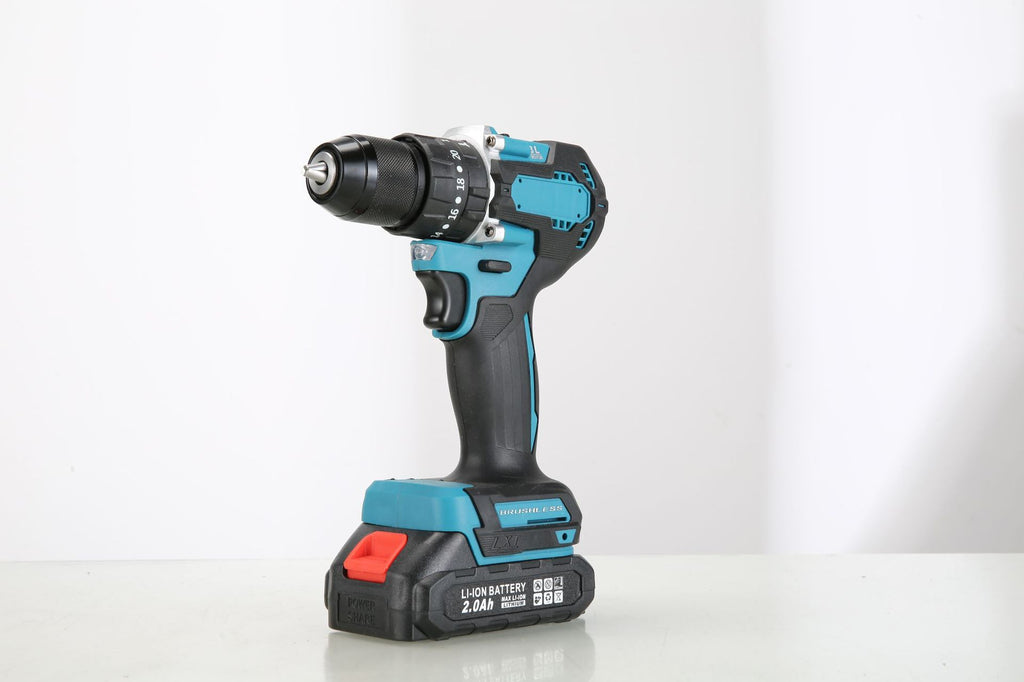 Manufacturer In-Stock Multi-Function Set Electric Drill Box Dual-Speed Impact Lithium Electric Drill Household Electric Screwdriver