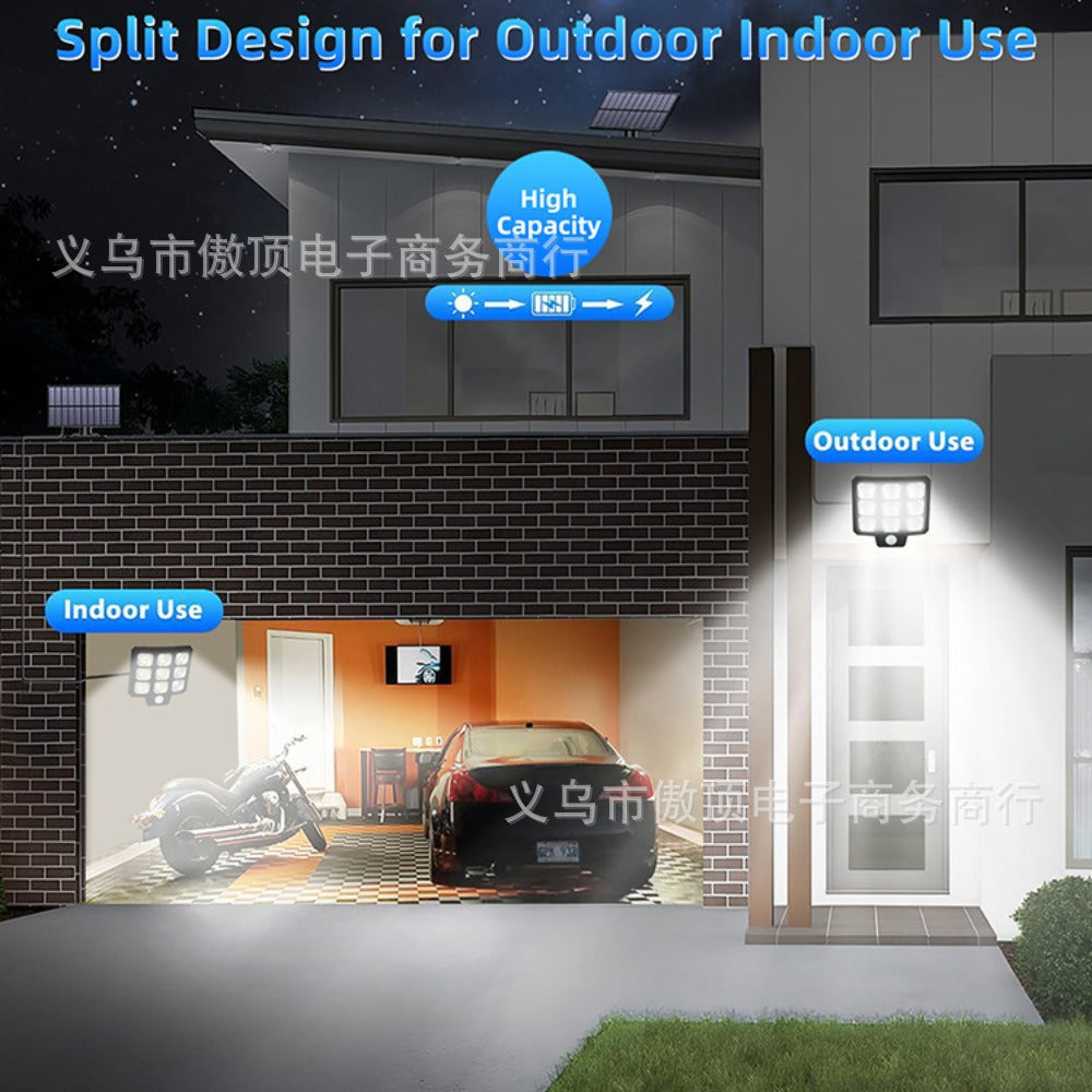 New Solar Wall Light Split Remote Control Garden Light Waterproof Garden Street Light Yard Lighting Waterproof Light