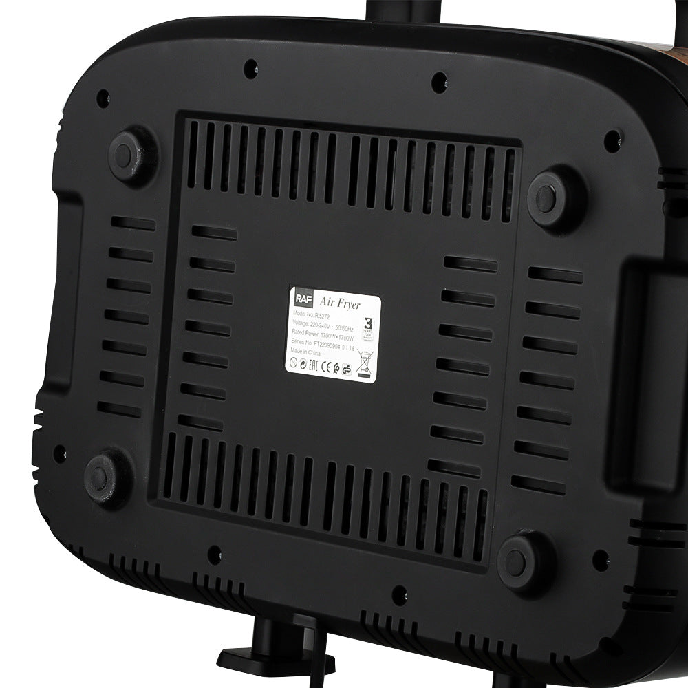 RAF European Standard Dual Tank Air Fryer Dual Compartment Large Capacity Multi-Function Dual Pot Dual Basket Smart Touchscreen Oil-Free