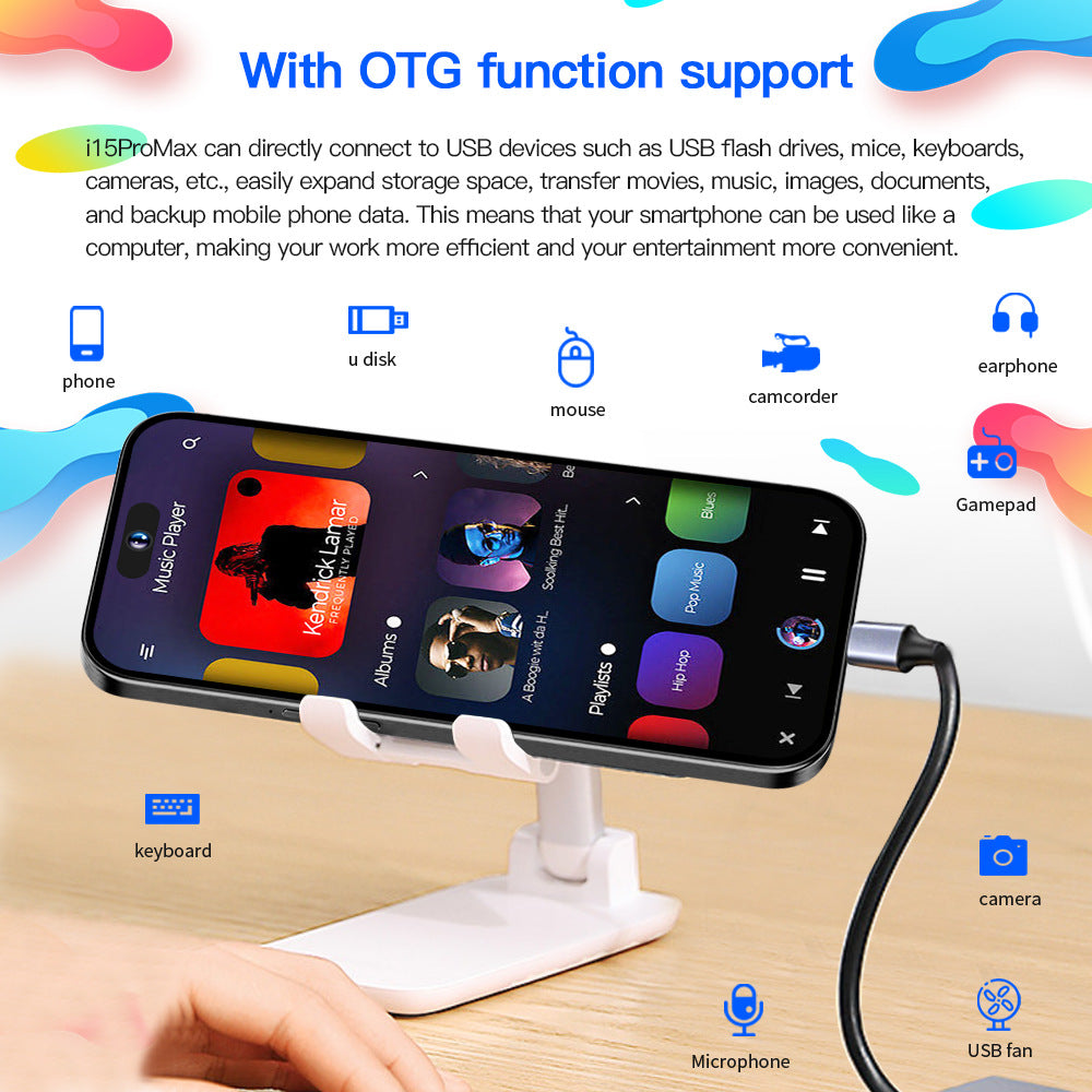 i15Pro Max Android Smartphone 7.3Extra-large Screen16+1T(Popular)