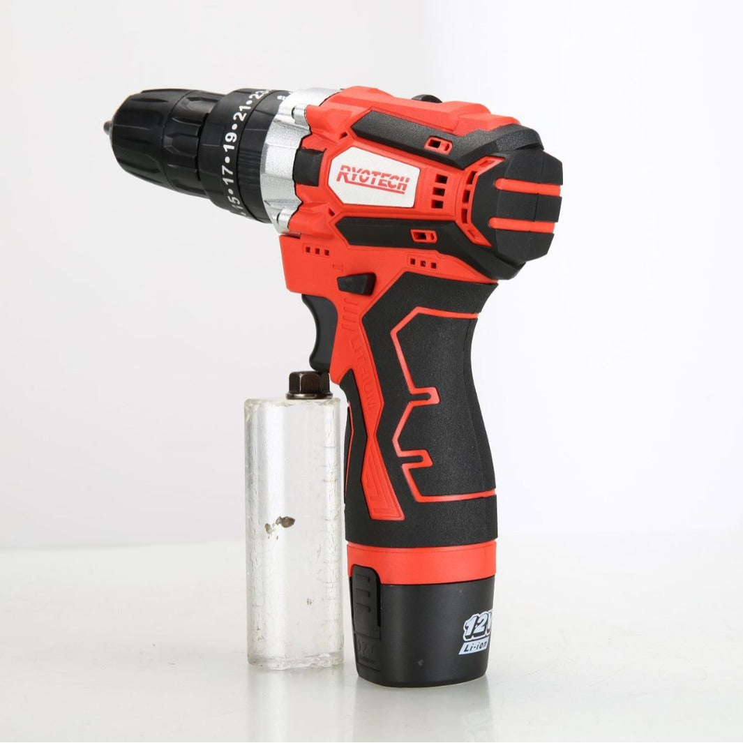 Dual-Speed Brushless Lithium Drill with Battery Level Indicator, Rechargeable Multi-Function Household Electric Screwdriver Tool, Pistol Drill