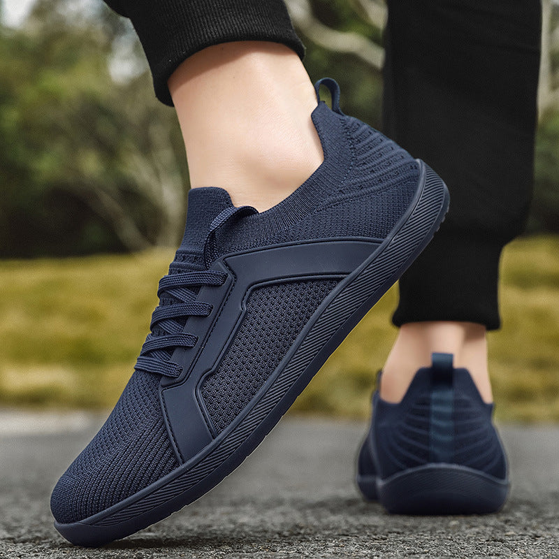 Wide Toe Large Size Lightweight Casual Shoes Hiking Fitness Cycling Running Shoes Soft Sole Breathable Sports Shoes