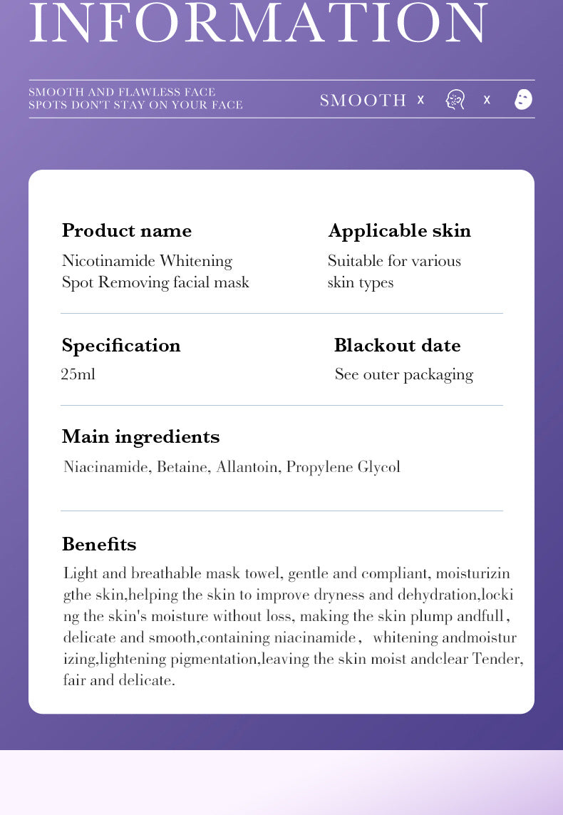 Niacinamide Whitening and Spot Removal Set Brightening Skin Tone Moisturizing Hydrating Export Manufacturer Wholesale