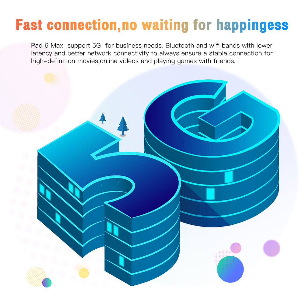 Pad 6 Max Android Tablet16+1T Large Screen Eye Protection Tablet Manufacturer In Stock Wholesale