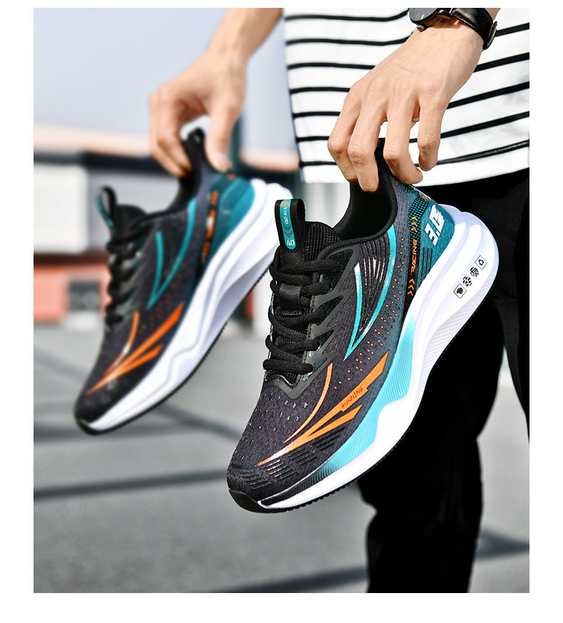 New Summer Lightweight Wear-resistant Men's Running Shoes Carbon Plate Non-slip Sports Shoes Casual Fashion Shoes