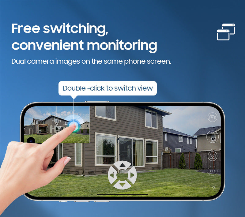 Private Model4G Solar-powered Camera600Wan Camera HD Outdoor Wireless WiFi Infrared Monitoring
