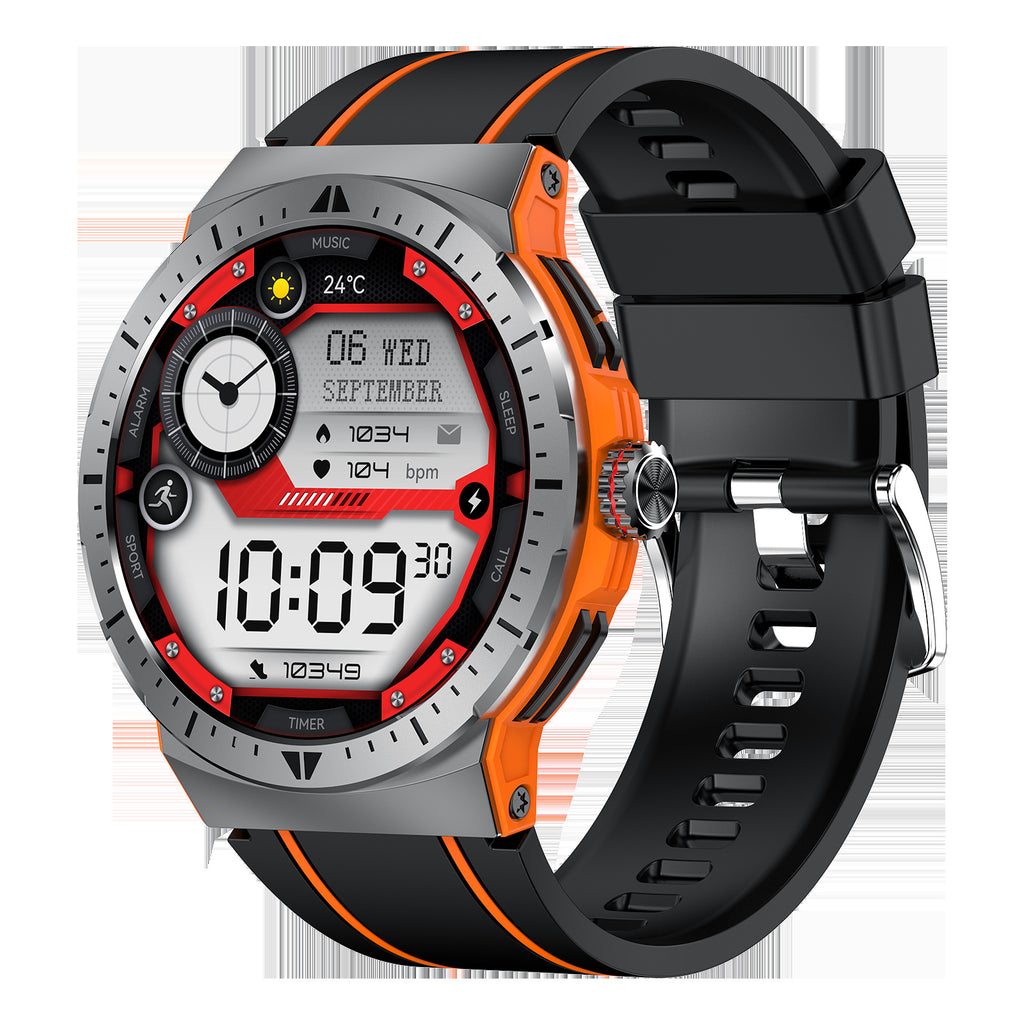 HK52Watch Bluetooth Call Heart Rate Monitoring Exercise Blood Oxygen Blood Pressure AMOLED Multi-Dial Switch Hot Sale