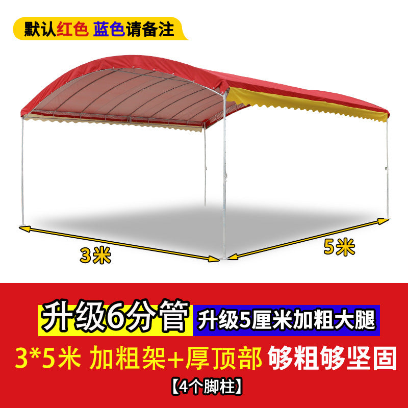 Outdoor Sunshade Shelter Sun Protection Waterproof Home Parking Shed Food Stall Rural Wedding Celebration Mobile Banquet Tent