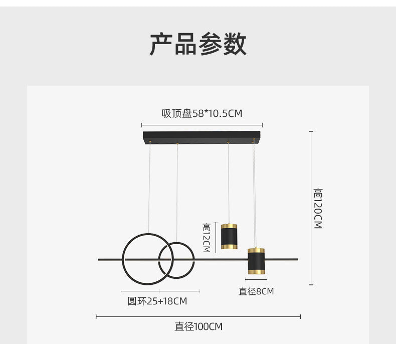 Living Room Pendant Light Modern Minimalist Lighting Internet Celebrity Light Luxury Nordic Lamp Creative Starry Sky Bedroom Bar Counter Dining Room Pendant Light