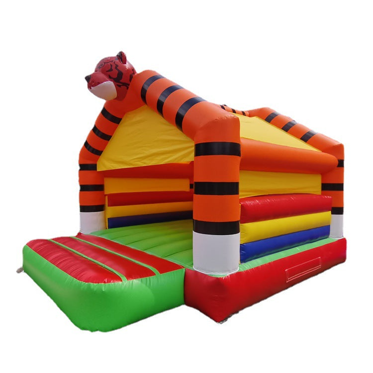 Indoor and Outdoor Small Inflatable Trampoline Jumping Bed Children's Play Castle Sports Slide Naughty Castle Toy Manufacturer