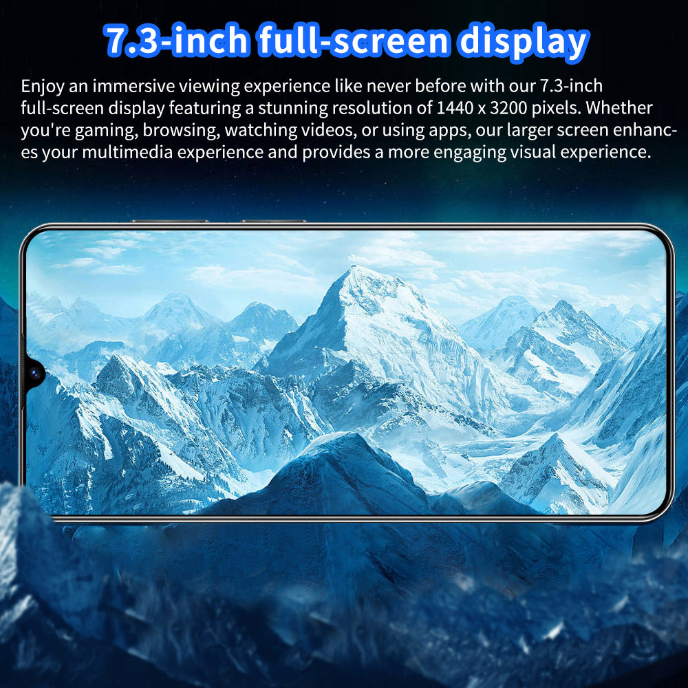 7.3Inch Hd Large Screen C20 Pro Mobile Phone16+1T Large Memory Smartphone Factory Direct Sale