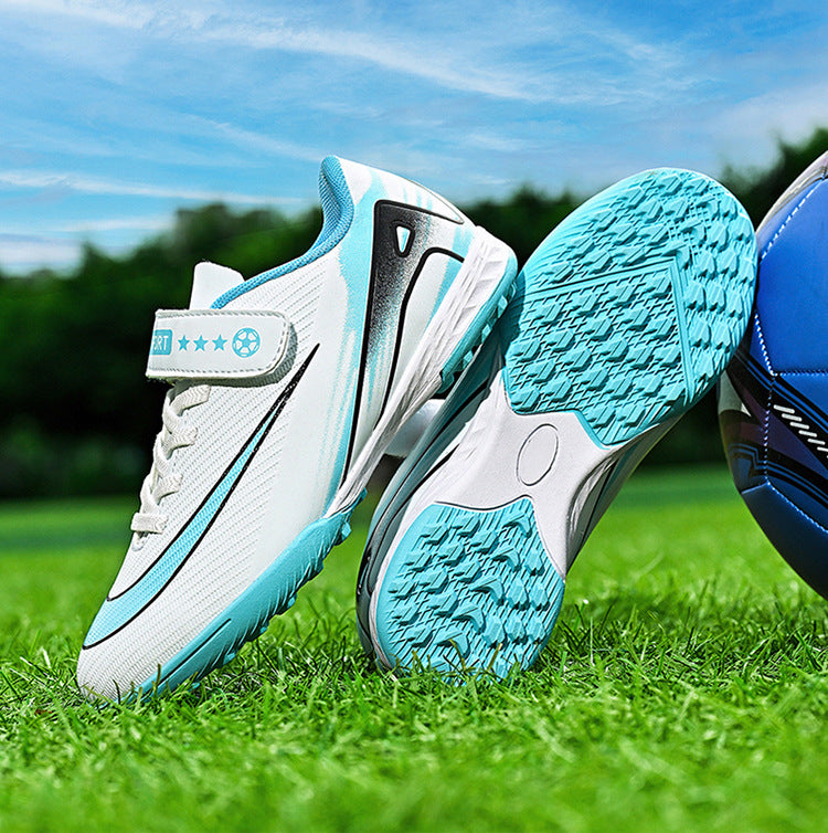 2025World Cup Children's Soccer Shoes Boys Youth Students Girls Spike Long Spike Competition Training Sports Shoes