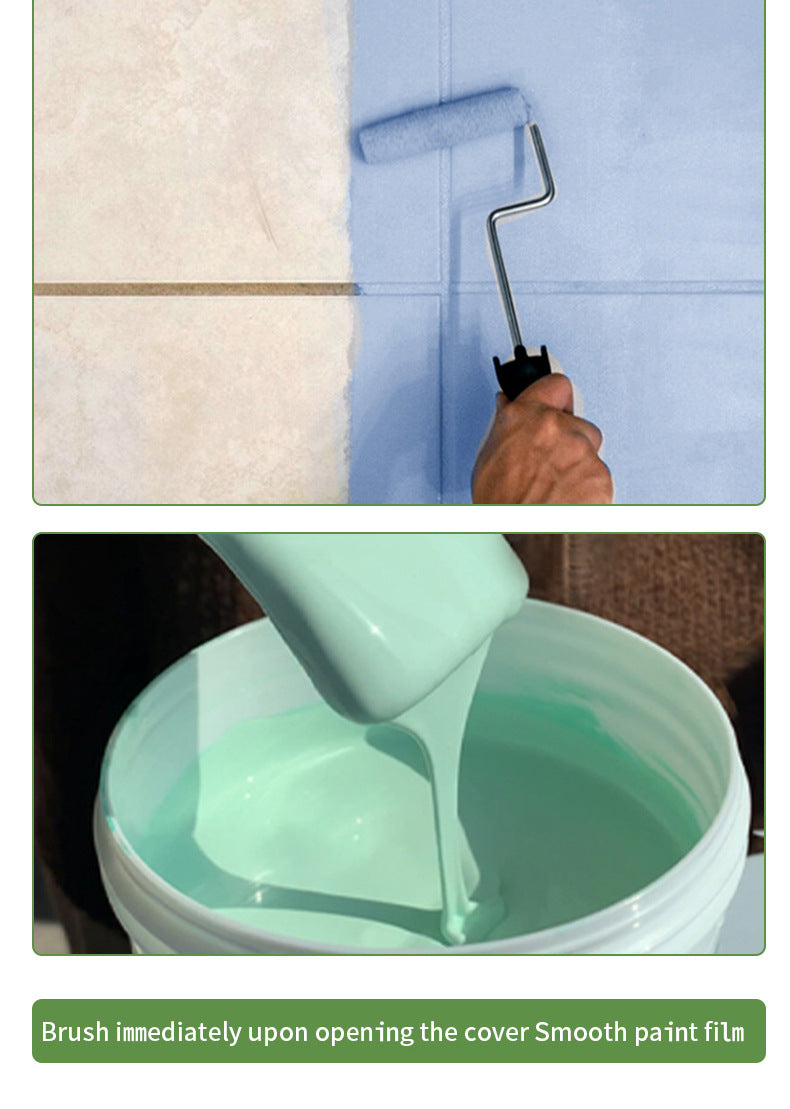 OEM Water-Based Tile Paint Bathroom Floor Tile Renovation Color Change Paint Special Paint Wear-Resistant Glass Paint Tile Paint