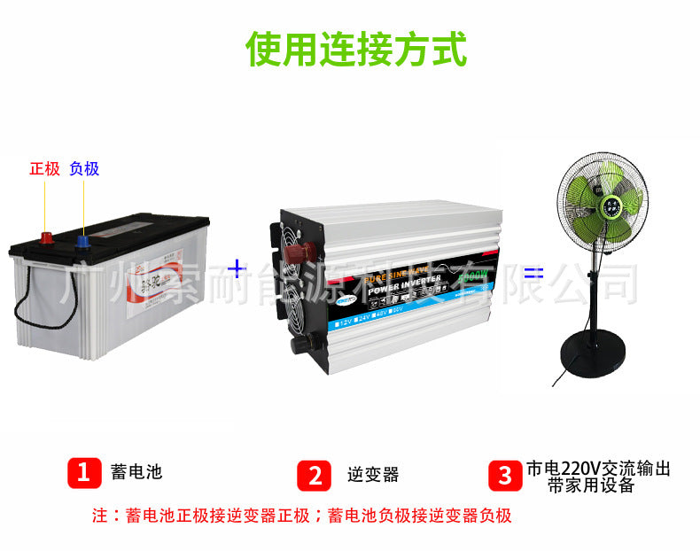 2500W 3000W 4000W Pure Sine Wave Inverter12V/24V/48V/60V Turn AC220V Export