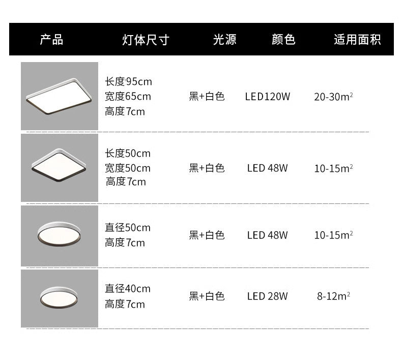 Full Spectrum Eye Protection Highlight led Ceiling Lamp Living Room Lamp Simple Modern Elegant Lighting Fixture Room Study Bedroom Lamp