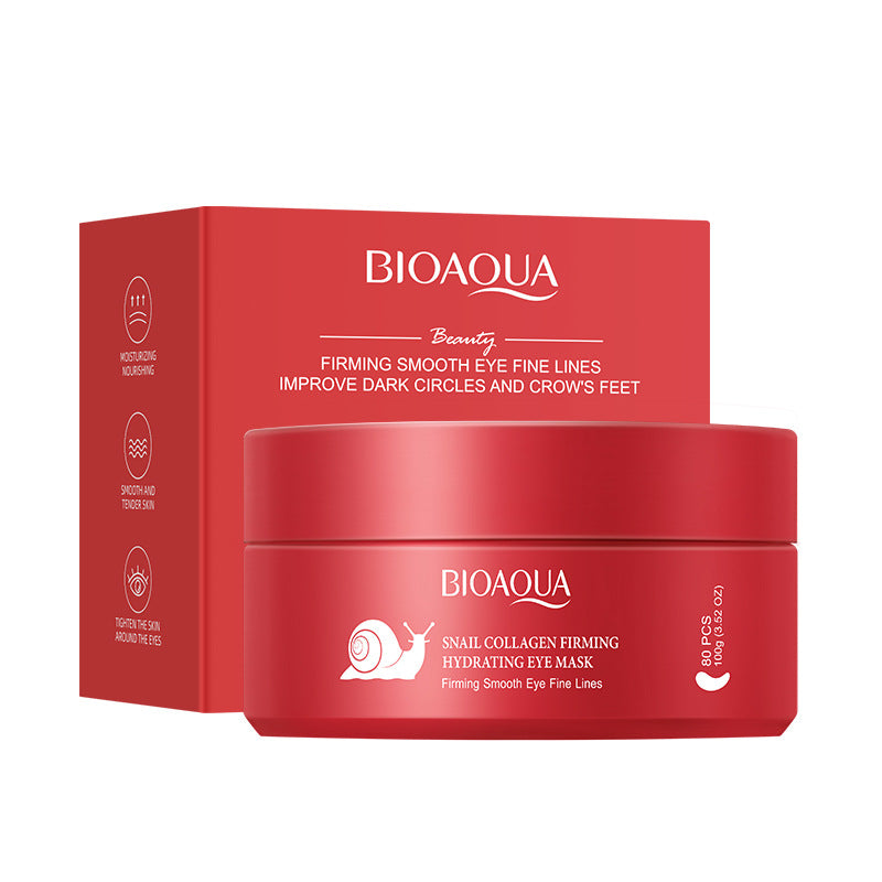 BIOAOUA Vitamin C Collagen Brightening Moisturizing Eye Mask Hydrating Eye Mask  Wholesale