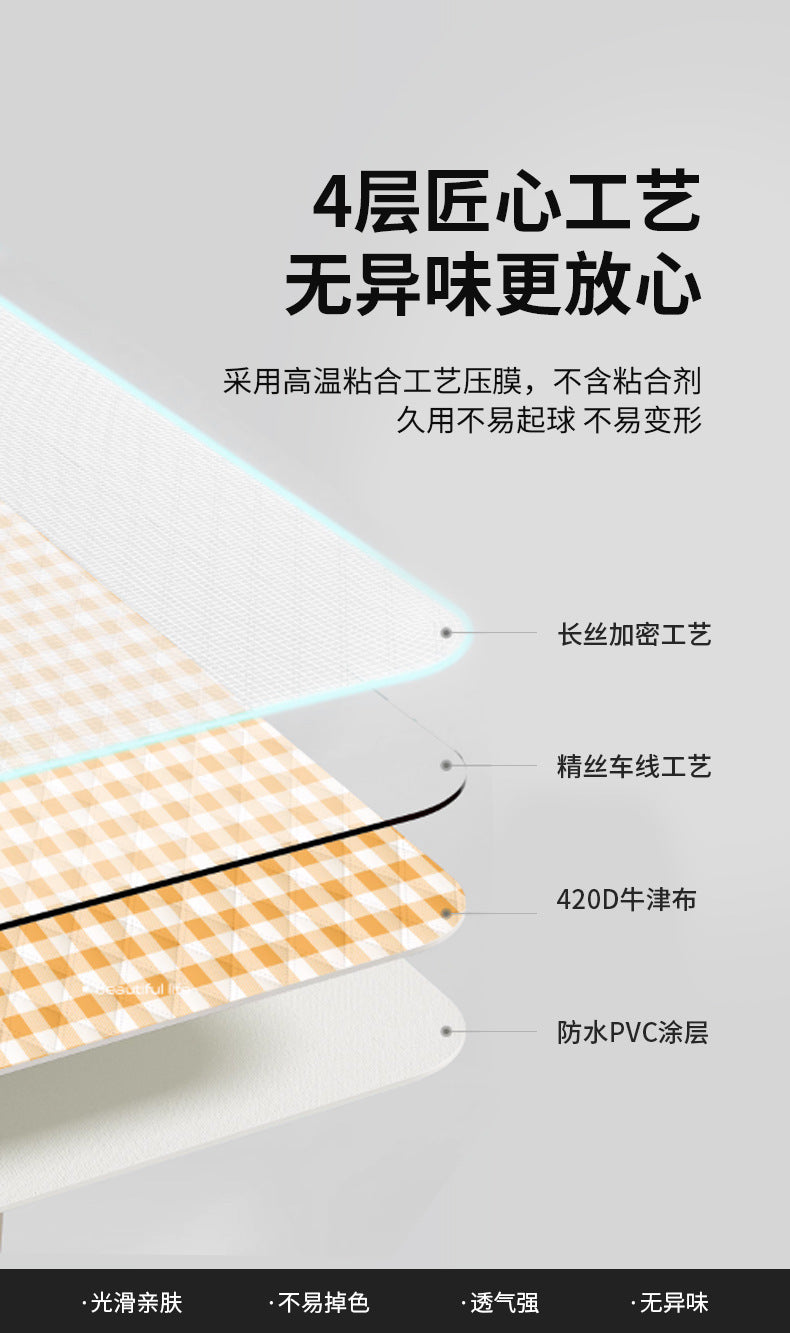 Gaudi Picnic Mat Thickened Outdoor Moisture-Proof Mat for Picnics, Camping, Beach Tent Ground Mat, Spring Outing Cushion, Lawn Mat