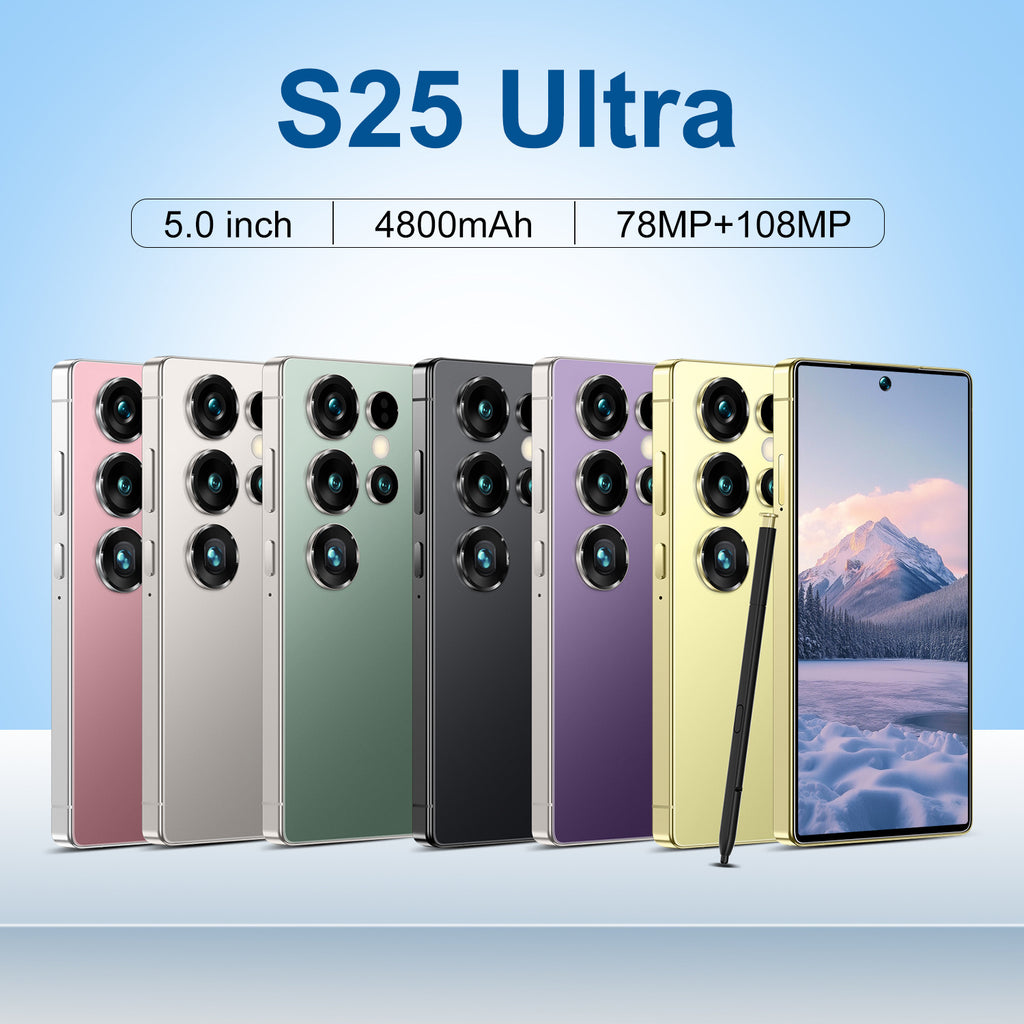Hot Selling Product Mini S25 Ultra Smartphone4+64G All-Network Dual-SIM Dual-Standby Android mini Hand