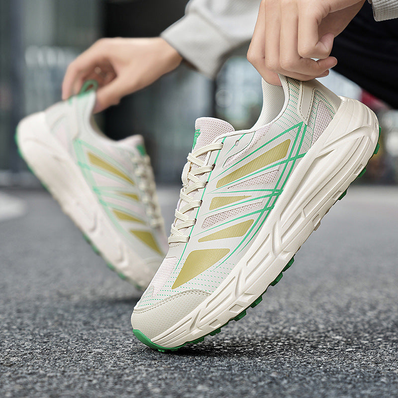 Autumn New Soft Sole Ultra-light Running Shoes Non-slip Wear-resistant Sports Wide Toe Casual Shoes Fashionable Sports Comfortable Trendy Shoes