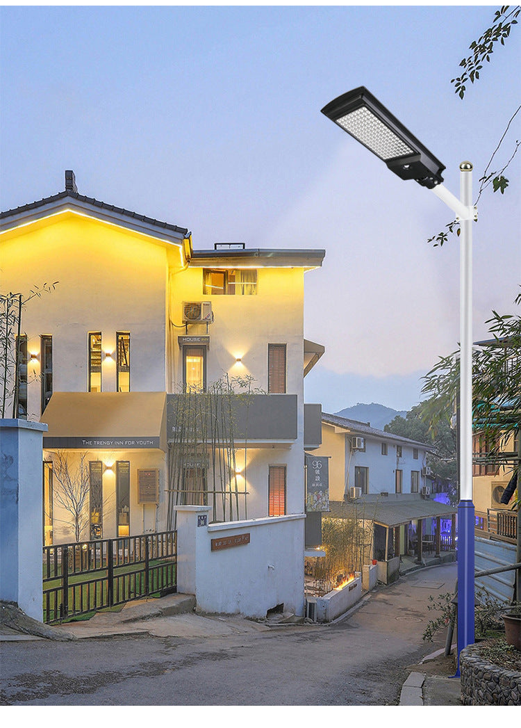 Wholesale Integrated LED Solar Street Light Human Induction New Rural Household Outdoor Garden Lamp ABS Body IP65 for Road