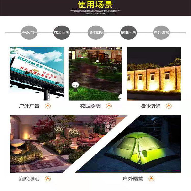 New Outdoor Solar Charging100COB Split Sensor Light Garden Light Wall Light Garden Light Power Outage Emergency Light
