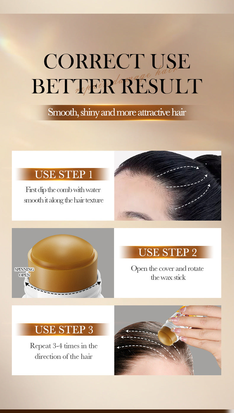 Batahana Hair Wax Stick SADOER Styling Hair Wax Stick Cross-Border Wholesale