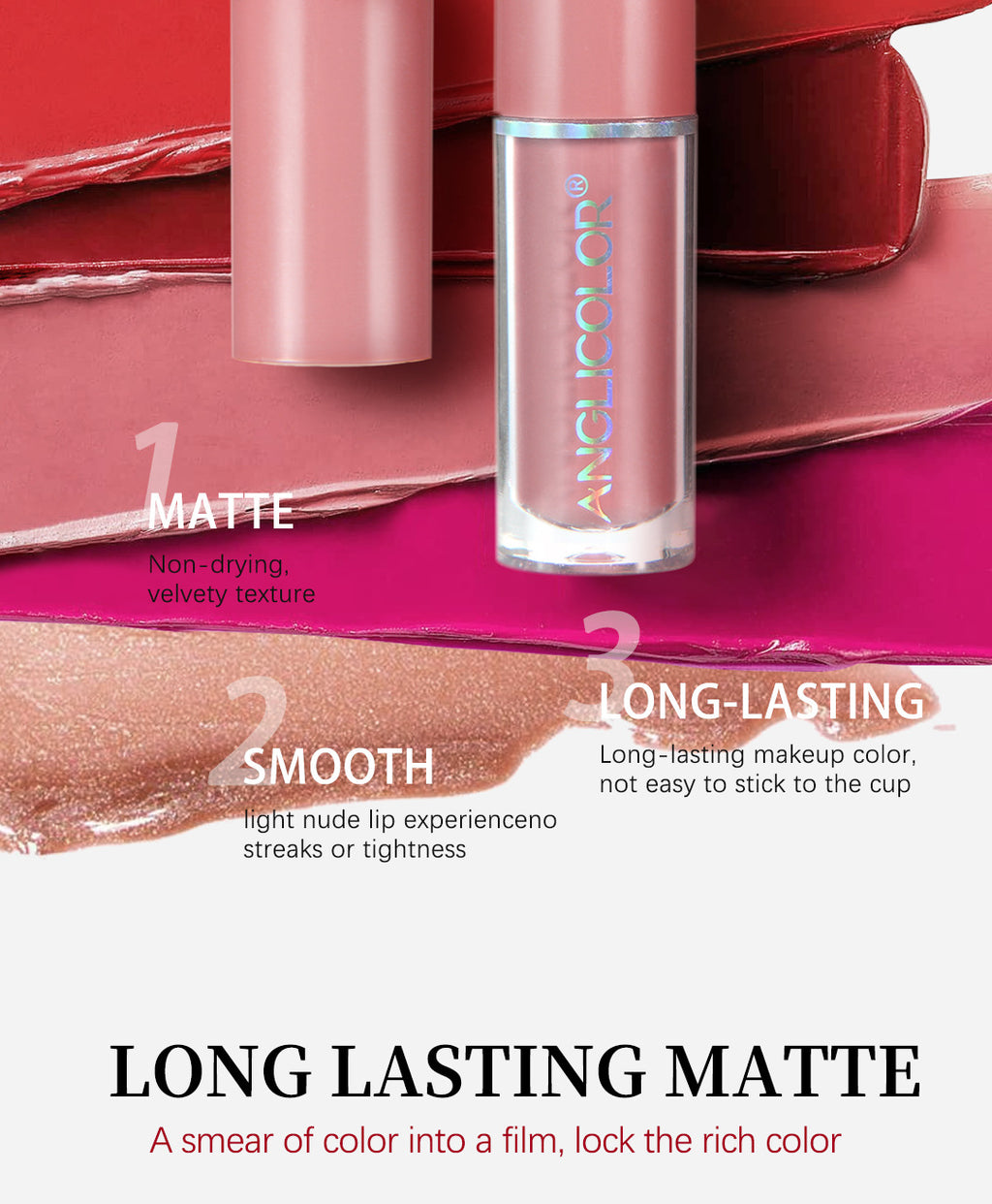 12Color Lip Glaze Set Velvet Matte Matte Lip Gloss Non-Fading Liquid Lipstick European and American Makeup