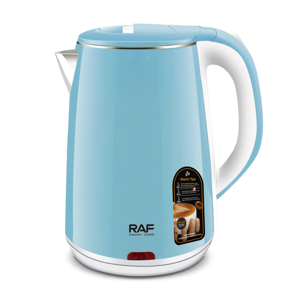 RAF European and American Standard Household Electric Kettle Large Capacity Fast Boiling Kettle Automatic Power-off Anti-dry Boiling Kettle2.3L7923
