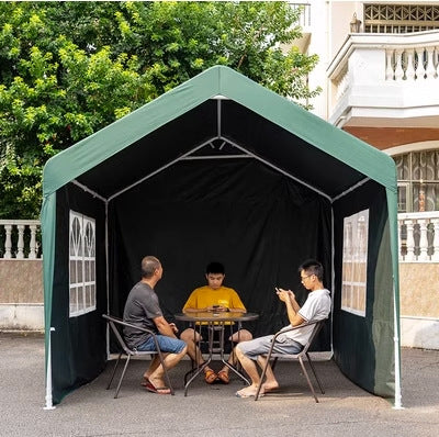 Night Market Stall Internet Celebrity Tent Courtyard Outdoor Foldable Advertising Rainproof Sunshade Four-Corner Umbrella Parking Shed