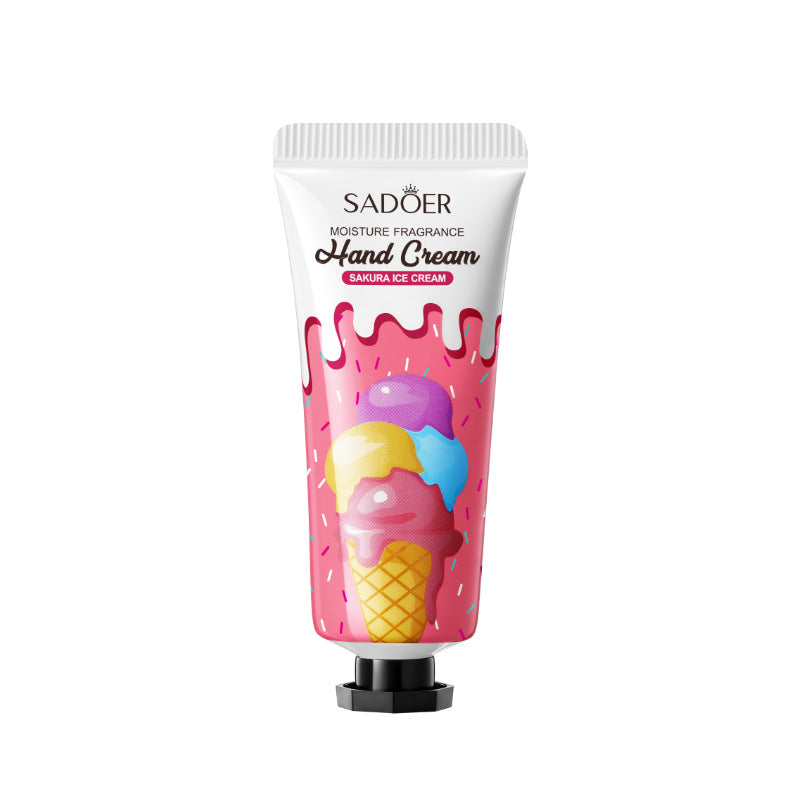 Green Tea Ice Cream Hydrating Hand Cream SADOER Autumn and winter hand cream cross-border foreign trade wholesale