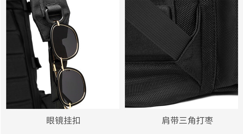 OZUKO Basketball Backpack Men's Large Capacity Waterproof Backpack Sports Bag Multifunctional Outdoor Trendy Brand Backpack