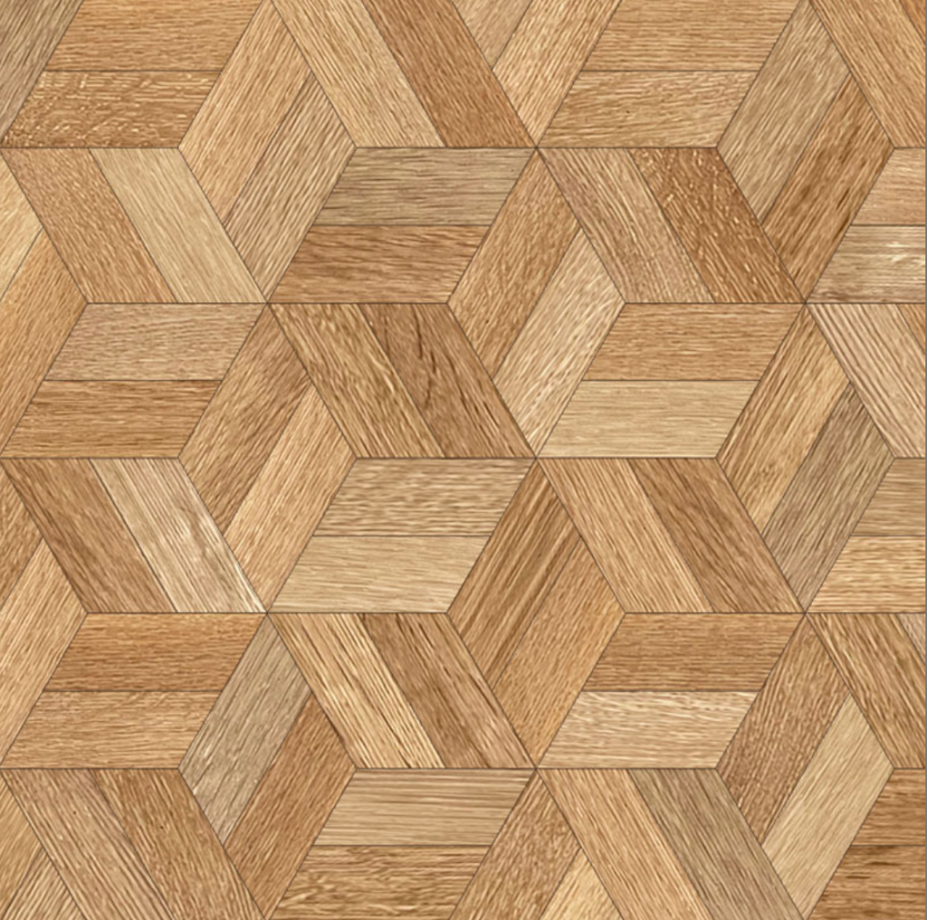 Custom 15mm Hexagon Oak Parquet Flooring | Multilayer Engineered Waterproof Anti-slip Oak Floor for Outdoor Park Use Luxury