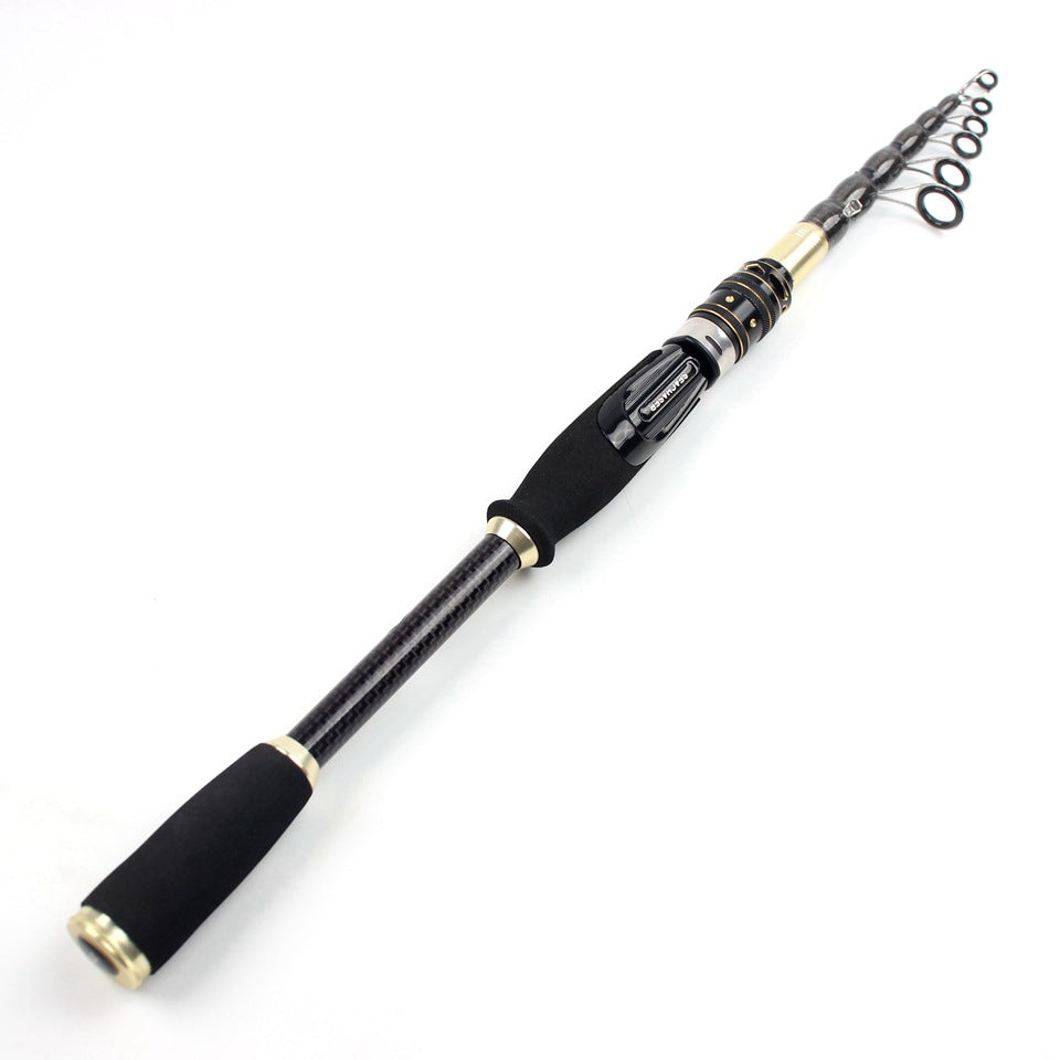 Carbon Fiber Sea Fishing Rod 2.1Hard Fishing Rod Super lightweight High Strength Travel Portable Fishing