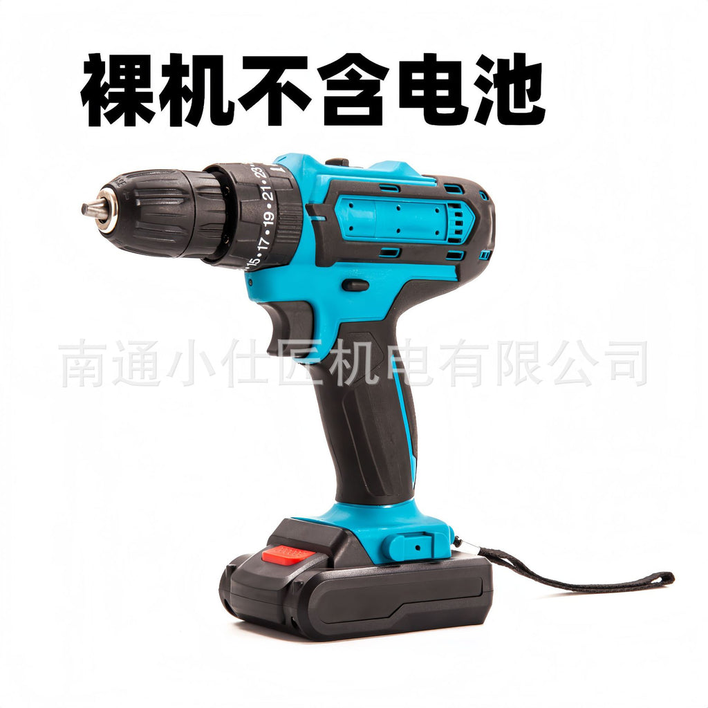 Foreign Trade Cordless Handheld Impact Drill Household Multifunctional Electric Screwdriver Brushless Lithium Battery Tool