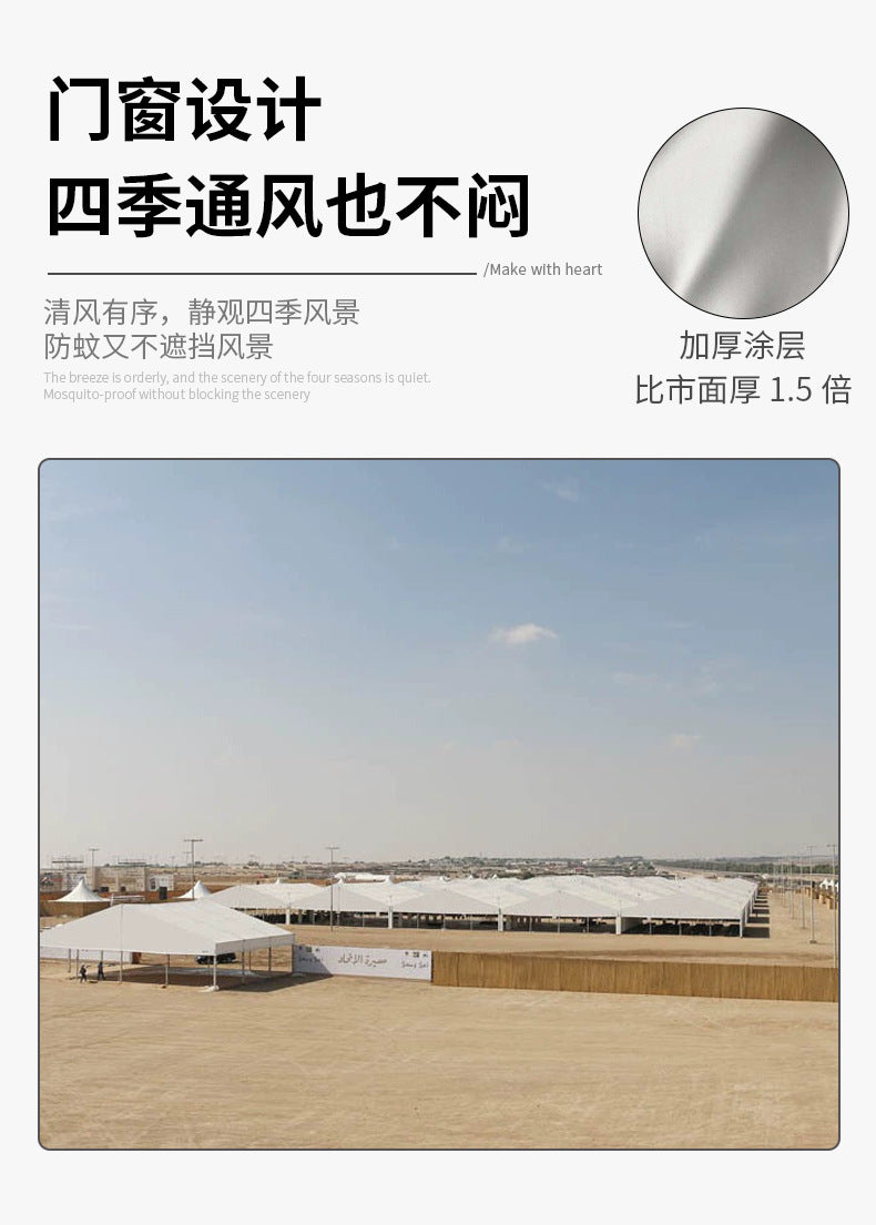 Advertising Tent Temporary Mobile Storage Tent Room Aluminum Alloy Event Tent Industrial Temporary Warehouse Tent