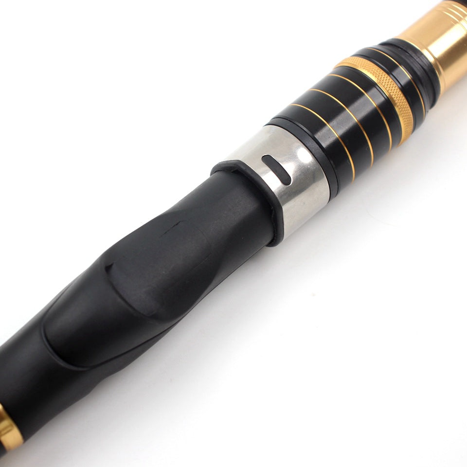 Ultra-short Ultra-hard Small Sea Rod Straight Handle Retractable Fishing Rod Boat Fishing Rock Fishing Long Casting Rod Can Be Put In Pocket