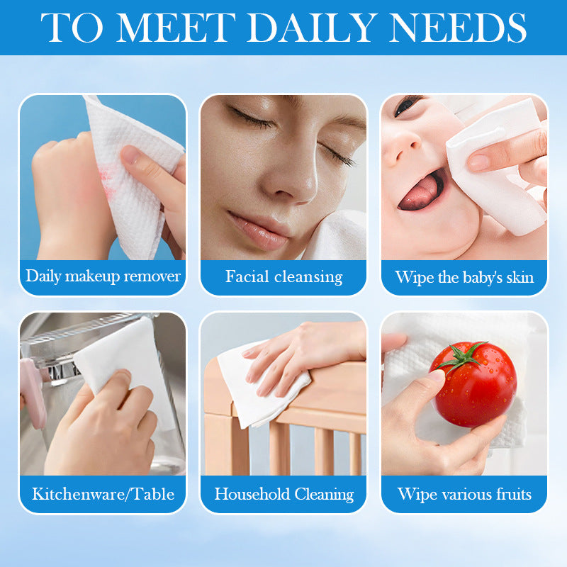 Pure Cotton Skin-Friendly Face Towel50Pumping SADOER Daily Makeup Remover Towels Face Towels Cross-Border Wholesale