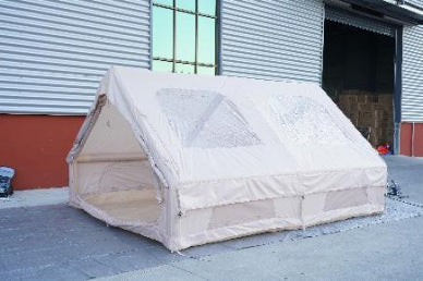 6㎡Camp Single Layer Inflatable Tent Outdoor Camping Rainproof Family Camping3-4Rooftop Tent for Camping and Home Use