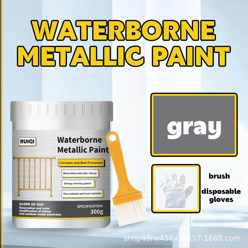 Water-based Metal Paint Anti-rust Paint Entry Door Iron Art Guardrail Color-changing Paint Anti-corrosion Industrial Paint Rust Conversion Paint