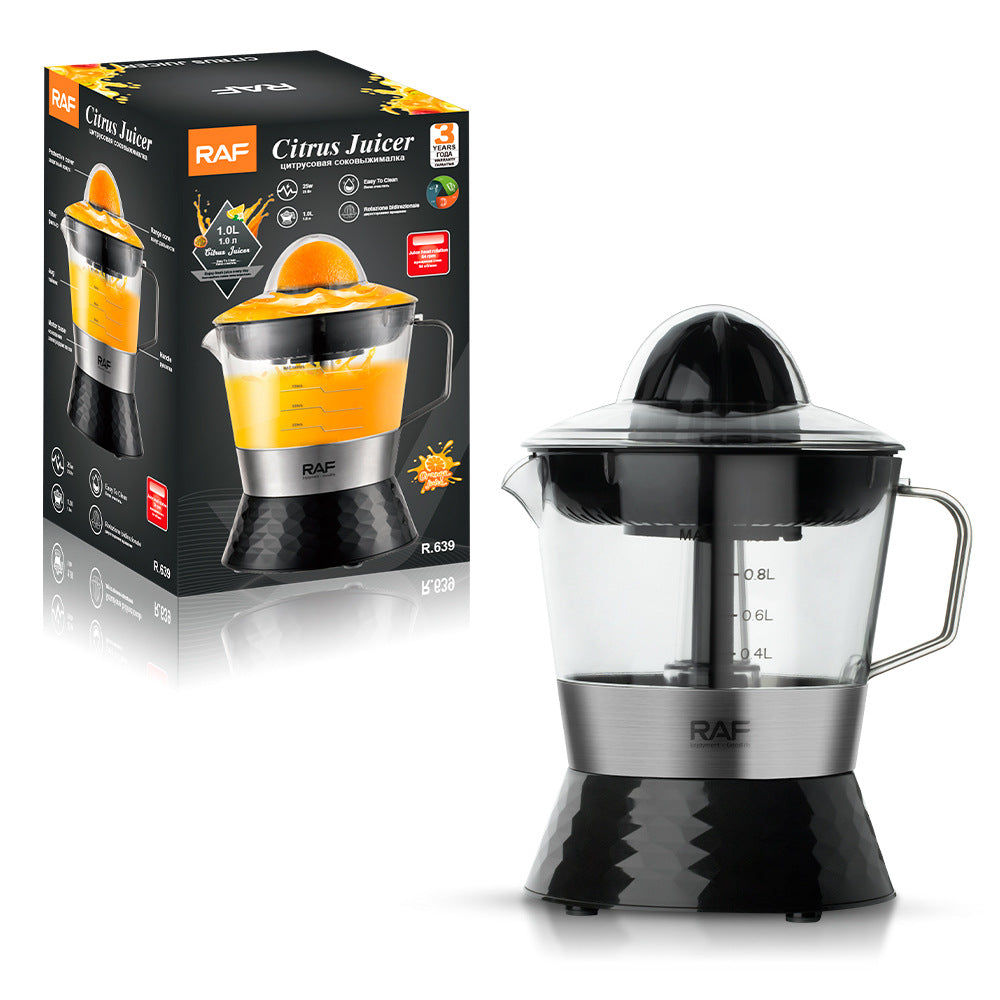 RAF EU Plug Electric Fresh Orange Juicer1L Household automatic juicer lemon orange juicer small portable