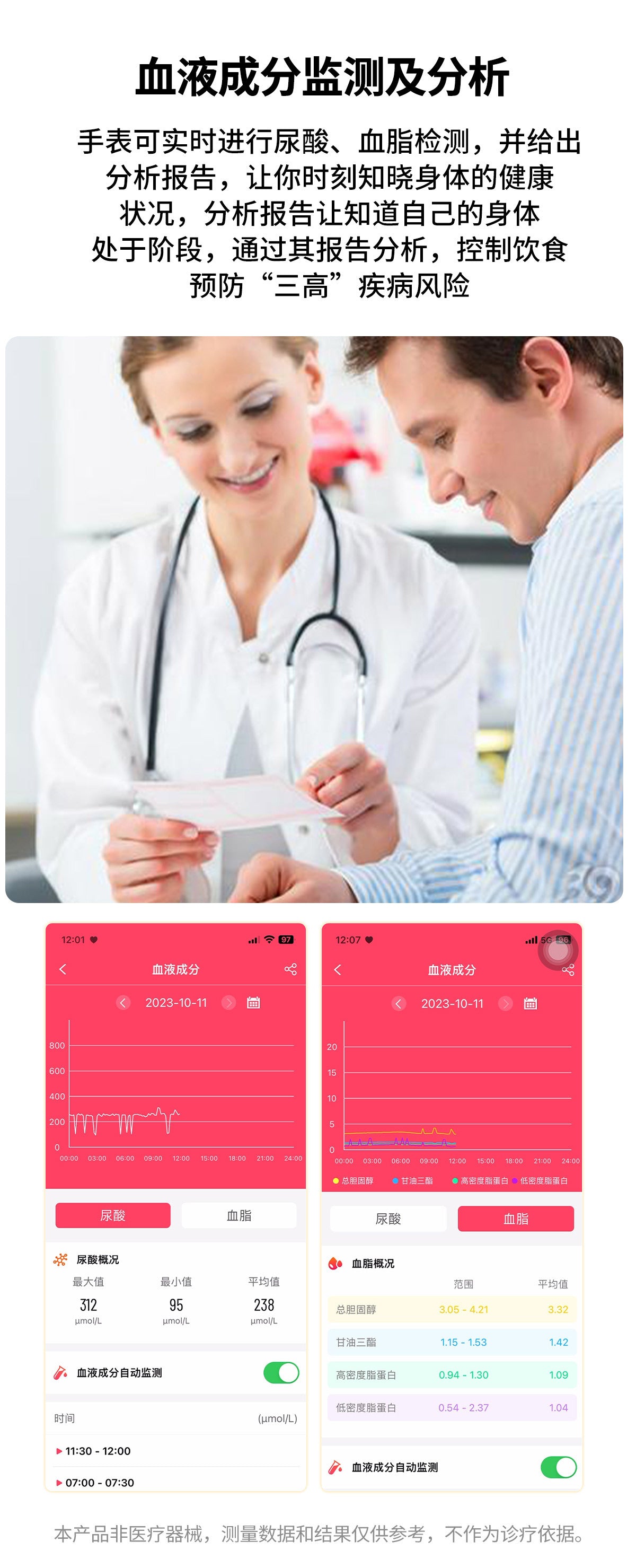 et570Smart Watch Bluetooth Calling ECG ECG function true heart rate true blood oxygen smartwatch