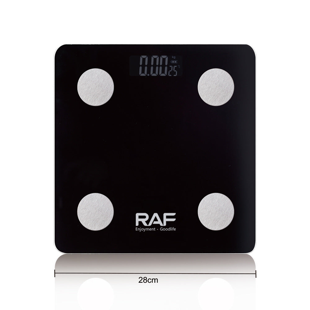 RA  Body Fat Scale Bluetooth Bathroom Scale Body Fat Scale Rechargeable Smart Tempered Glass Weight Scale R10022